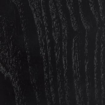 Close-up of black textured wood